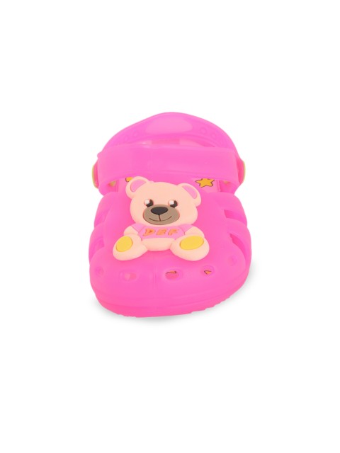 

Yellow Bee Girls Pink LED Clogs