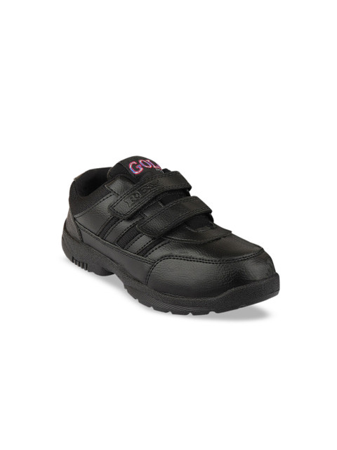 

Rex Kids Black Solid Sneakers