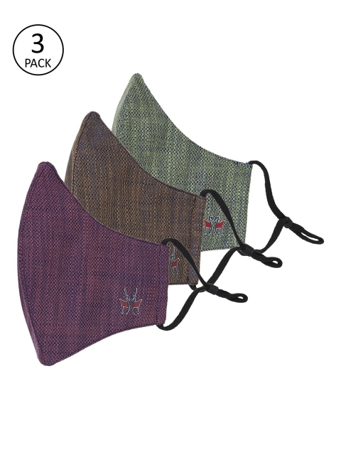 

Crimsoune Club Adults Pack of 3 Reusable 6-Layer Protective Outdoor Mask, Violet