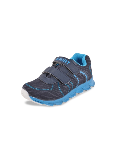

Yellow Bee Boys Navy Blue Colourblocked Sneakers