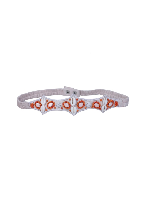 

Diwaah Women White Solid Belt