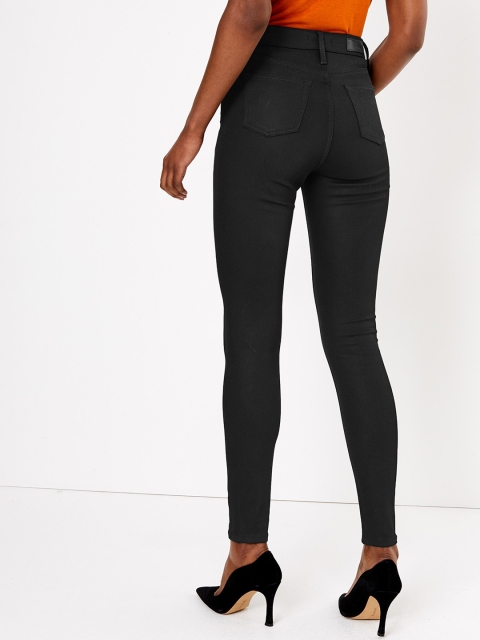 

Marks & Spencer Women Black Regular Fit Mid-Rise Clean Look Jeans