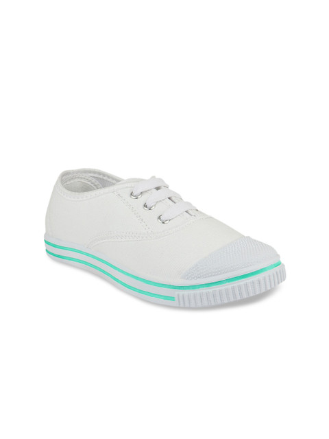 

Rex Kids White Solid Sneakers