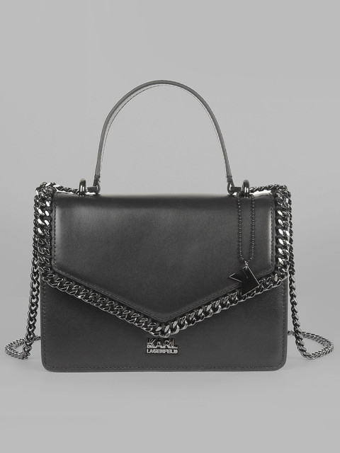 

COVER STORY Black Embellished Satchel