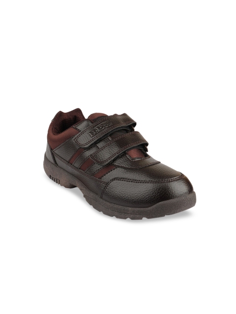 

Rex Kids Brown Woven Design Sneakers