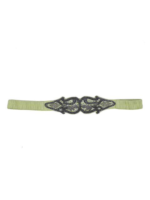 

Diwaah Women Dusty Yellow Embellished Belt