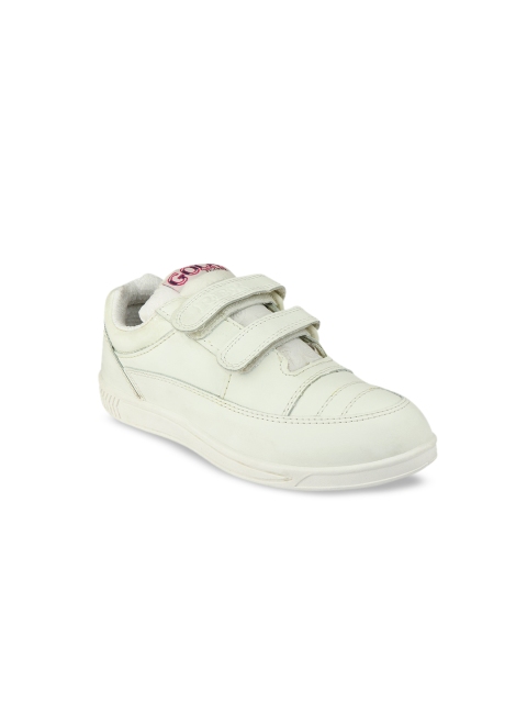 

Rex Boys White Solid Sneakers