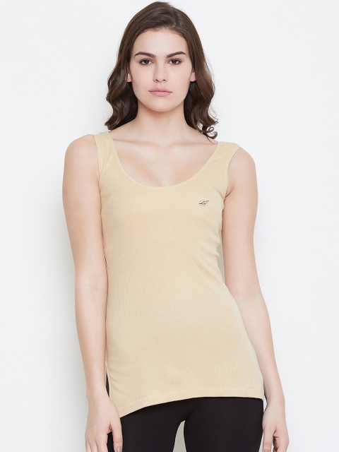 

NEVA Women Nude-Coloured Solid Thermal Top