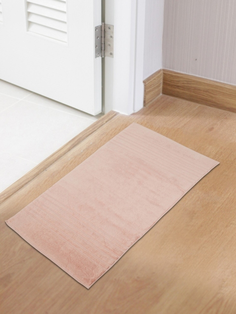 

Spaces Peach Coloured Solid 1000 GSM Single Bath Mat
