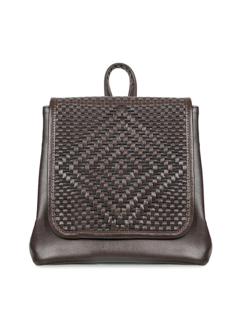 

THE GUSTO Unisex Brown Solid Backpack