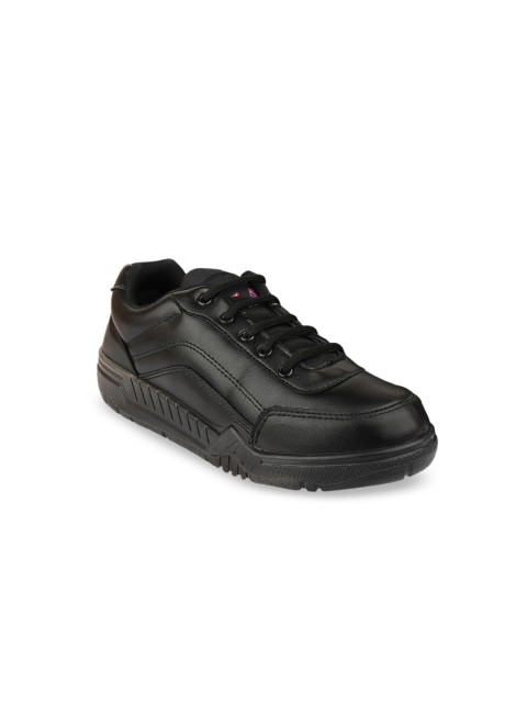 

Rex Kids Black Solid Sneakers