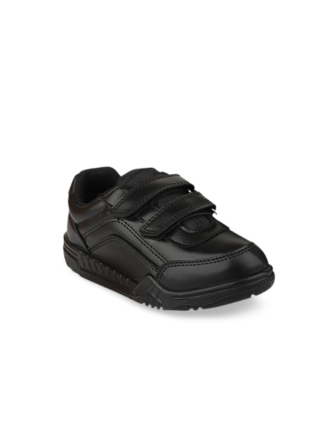 

Rex Men Black Solid Slip-On Sneakers