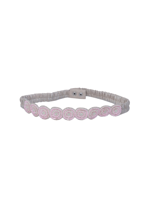 

Diwaah Women Pink Embellished Belt
