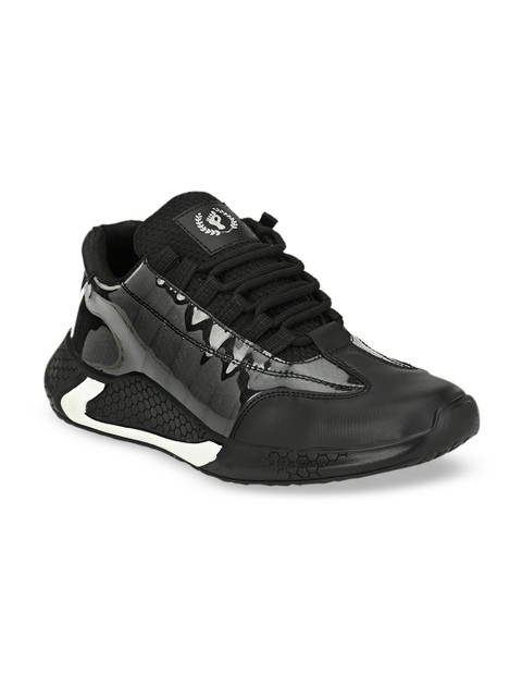 

Prolific Men Black Slip-On Sneakers