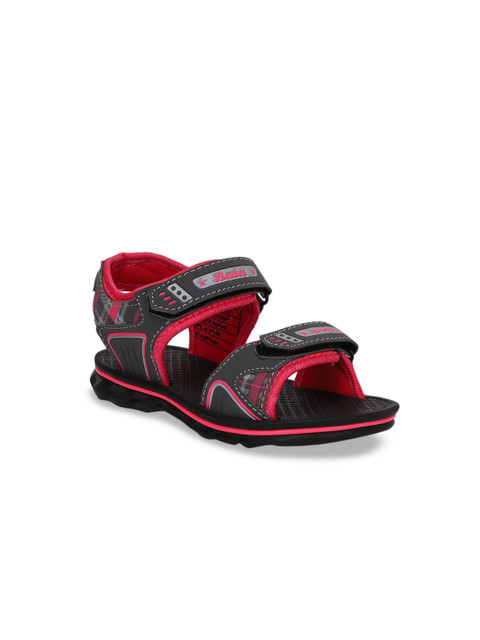 

Bubblegummers Boys Pink & Black Sports Sandals