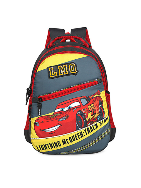 

Priority Boys Grey & Red Graphic Backpack