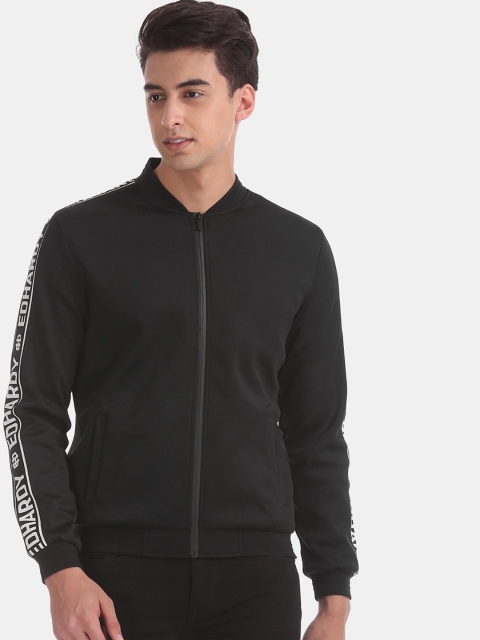 

Ed Hardy Men Black Solid Sporty Jacket