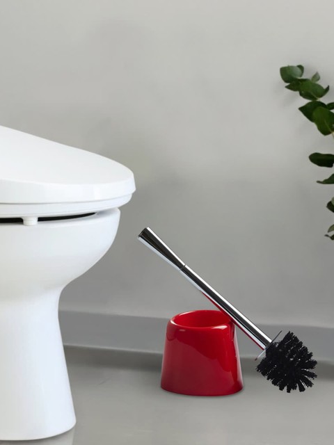 

OBSESSIONS Red Element Toilet Brush With Holder
