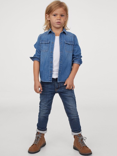 

H&M Boys Blue Skinny Fit Lined Jeans