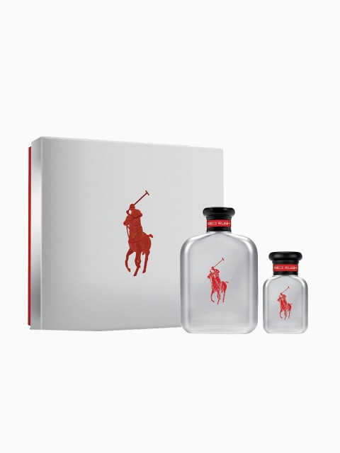 

Ralph Lauren Men Polo Red Rush Perfume Gift Set, Transparent