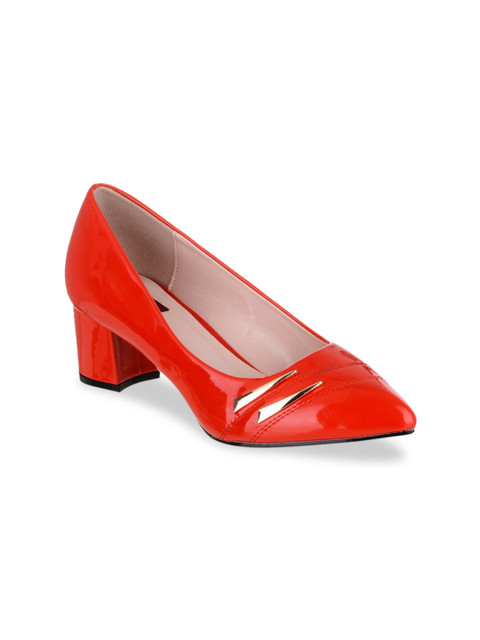 

SHUZ TOUCH Women Red Solid Pumps