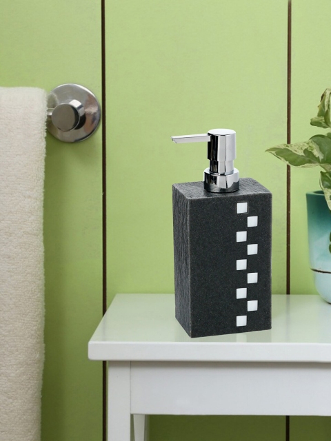 

OBSESSIONS Grey & White Polyresin Alvina Soap Dispenser