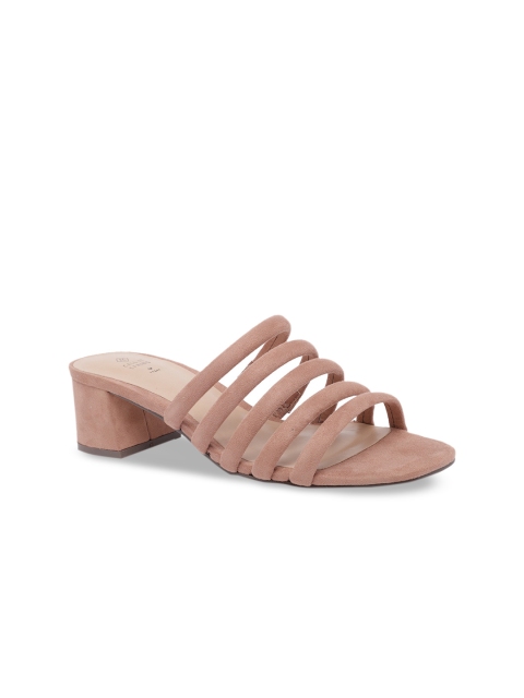 

Call It Spring Women Beige Solid Block Heels