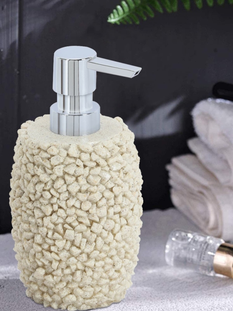 

OBSESSIONS White Solid Polyresin Alvina Soap Dispenser