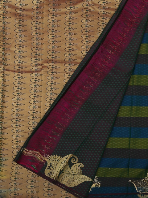 

Pothys Multicoloured Embroidered Saree, Multi