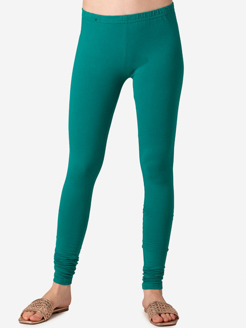 

Kifahari Women Green Solid Leggings