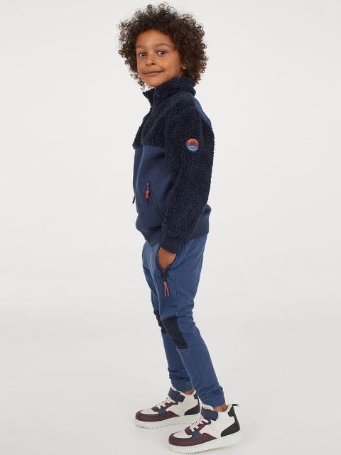 

H&M Boys Blue Solid Joggers