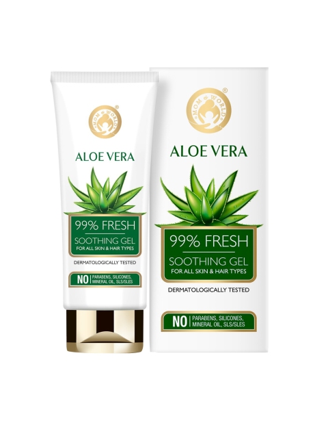 

Mom & World Women Aloe Vera Fresh Soothing Hair & Skin Gel 100ml, White