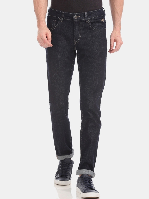 

Flying Machine Men Navy Blue Slim Fit Mid-Rise Clean Look Jeans