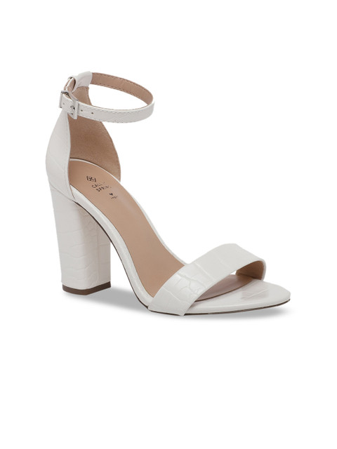 

Call It Spring Women White Solid Heels
