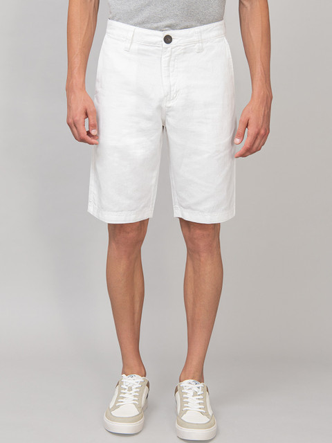 

Beverly Hills Polo Club Men White Solid Regular Fit Regular Shorts
