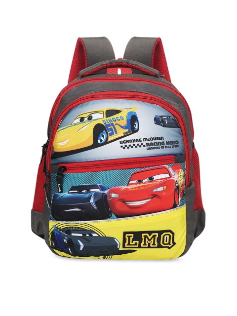 

Priority Boys Grey & Red Graphic Backpack