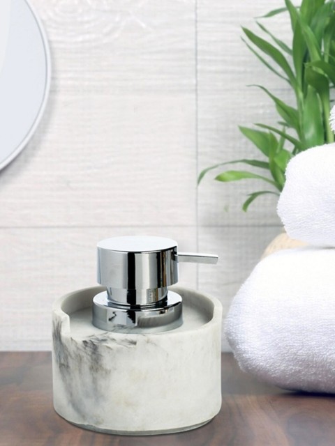 

OBSESSIONS White Polyresin Alvina Soap Dispenser