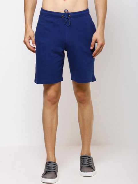 

Bareblow Men Blue Solid Regular Shorts