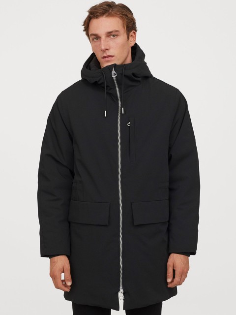 

H&M Men Black Padded Parka