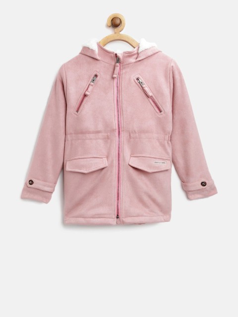 

Cherry Crumble Kids Peach-Coloured Solid Tailored Jacket