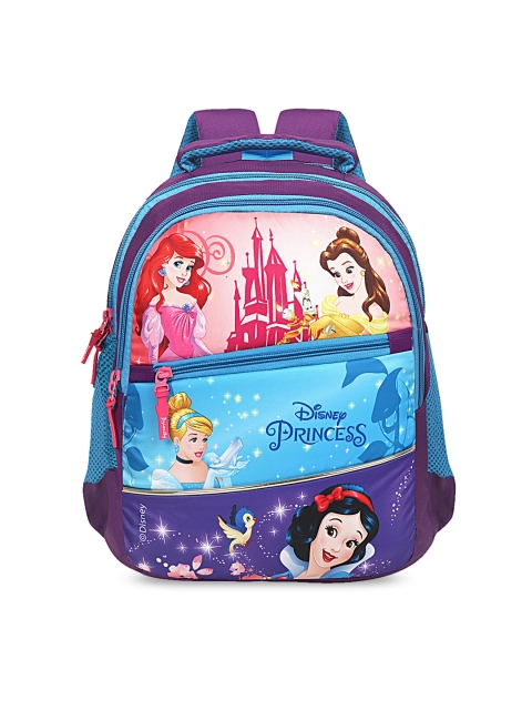 

Priority Girls Purple & Blue Disney Printed Backpack