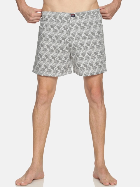 

IVOC Men Grey Printed Pure Cotton Boxers IOMBS02SC03L35
