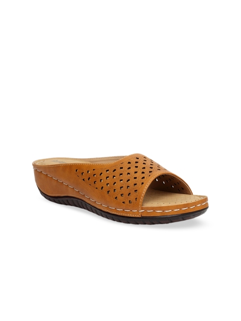 

Butterflies Women Mustard Yellow Solid Heels