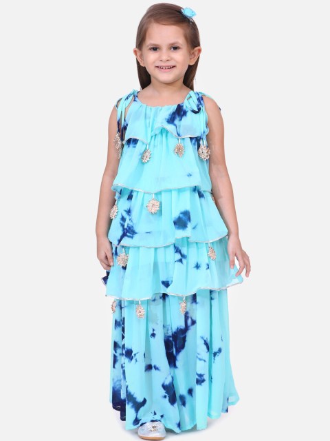 

Fairies Forever Girls Blue Dyed Top with Palazzos