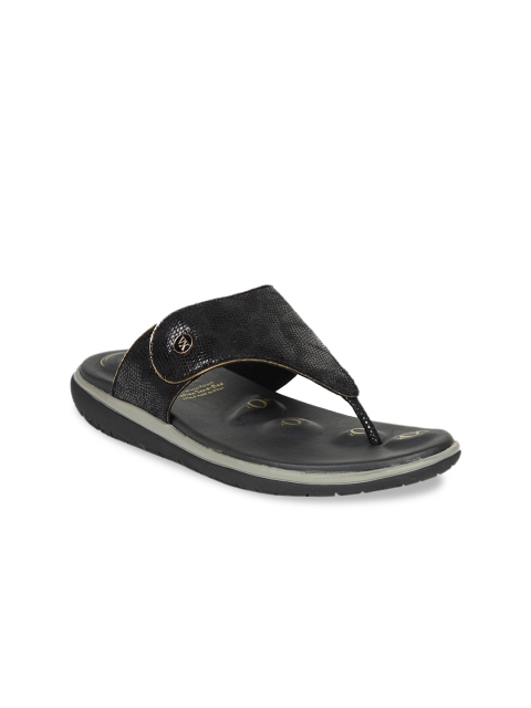 

VON WELLX GERMANY Women Black Solid PU Open Toe Flats