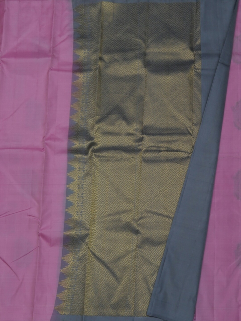 

Pothys Lavender & Blue Pure Silk Woven Design Vasunthara Saree