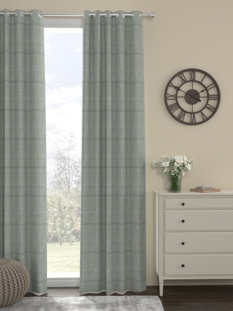 

ROSARA HOME Grey Single Door Curtain
