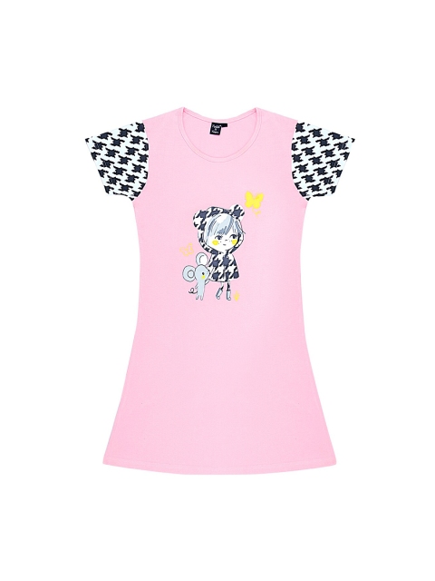 

Todd N Teen Pink Printed Nightdress