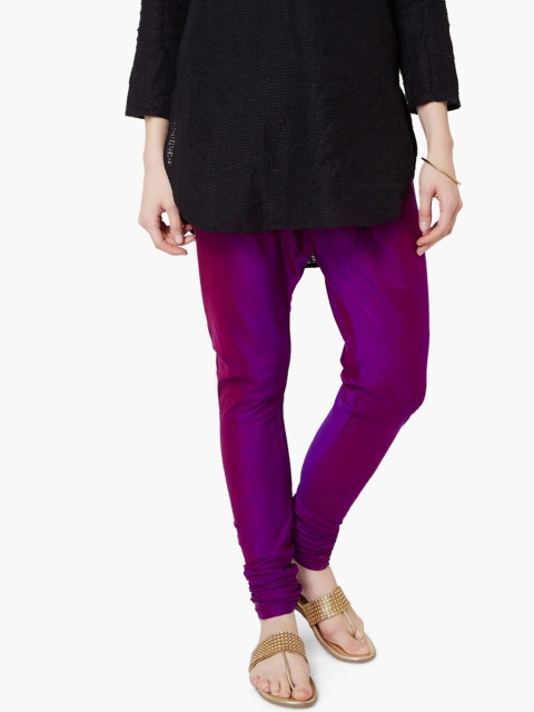 

Melange by Lifestyle Women Purple Solid Churidar