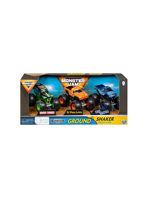 

MONSTER JAM Kids Set of 3 1:64 Die-Cast Toy Vehicles, Green